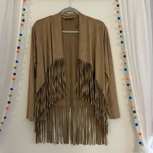 Buck skin western over jacket